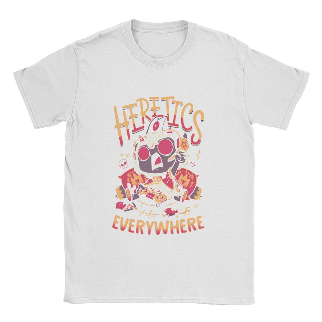 Casual T-Shirt Summer Beach Cult Of The Lamb  Trending T-Shirts  Cotton Tee Shirt for Male Y2K Classic Print Short Sleeve Tops