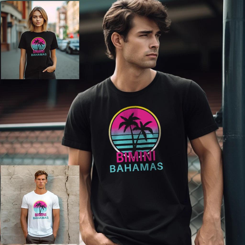 Bimini Beach Bahamas Caribbean Vacation Relax Tropical Surf Unisex T-Shirt S