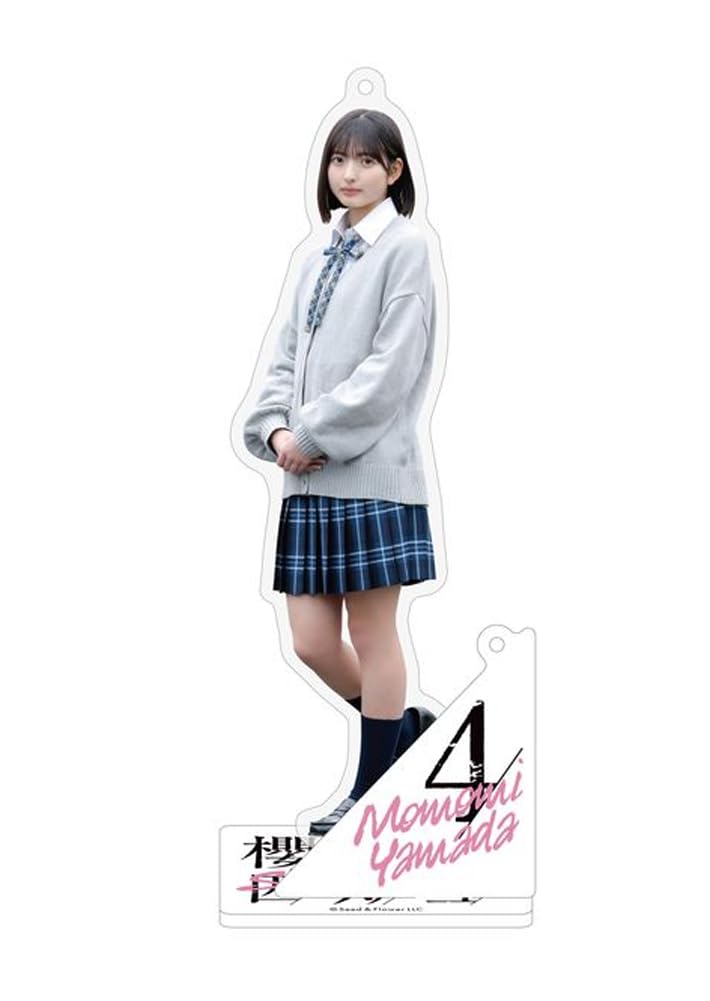 

[Sakurazaka46] Акриловый стенд-брелок 4-е поколение Студенческая форма Дебют Момоми Ямада