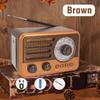 Luxury Design Wireless Bluetooth Speaker Vintage Radio Receiver Rechargeable FM/AM/SW SUPPORT USB/SD/TF HIFI Sterero Mp3 Player
