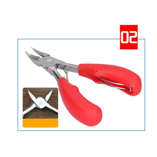 Pig Teething Pliers, Ergonomic Pig Clippers for Cutting Baby Teeth of Small Animals like Piglets and Rabbits (Red)