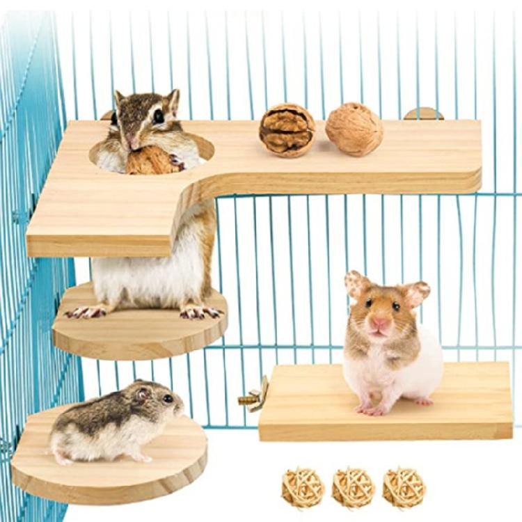 Hamster Platform For Cage Hamster Playground  Hamster Wooden Platform And Stairs