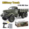 Nuovo 1/16 Full Scale RC Truck Alta Simulazione Militare Arrampicata Veicolo 6WD Fuoristrada 2.4G Telecomando Militare Veicolo Giocattolo Adulto Bambini Regalo Ragazzi