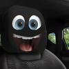 Car Headrest Covers Designed With Bold Halloween Faces Headrest Cover,Stretchy Fabric Humorous Cushion