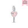 Opalescent Heart Key Dangle Charm 794427c01