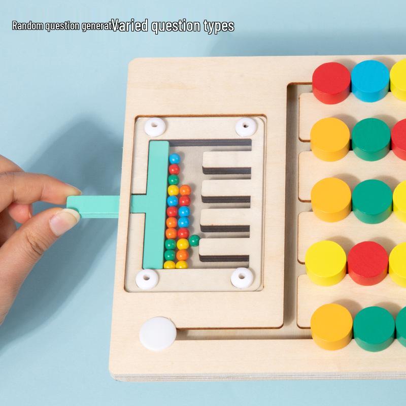 Montessori Rolling Ball Game: Children's Educational Toy for Logical Thinking & Concentration