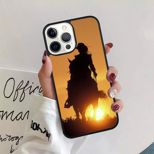 

Rider Rodeo Cowgirl Phone Case Cover For iPhone 17 Air 15 16 14 13 12 Pro Max 11 Pro Max Plus Coque Shell iPhone 14pro