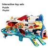 Dinosaur Mountain Track Car Electric Rail Car Small Train Big Adventure Racing Puzzle Toys Interactive Children's Toys Gift