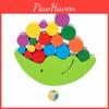 Wooden Childrens Moon Balance Beam Game With Stacking Blocks For Early Learning