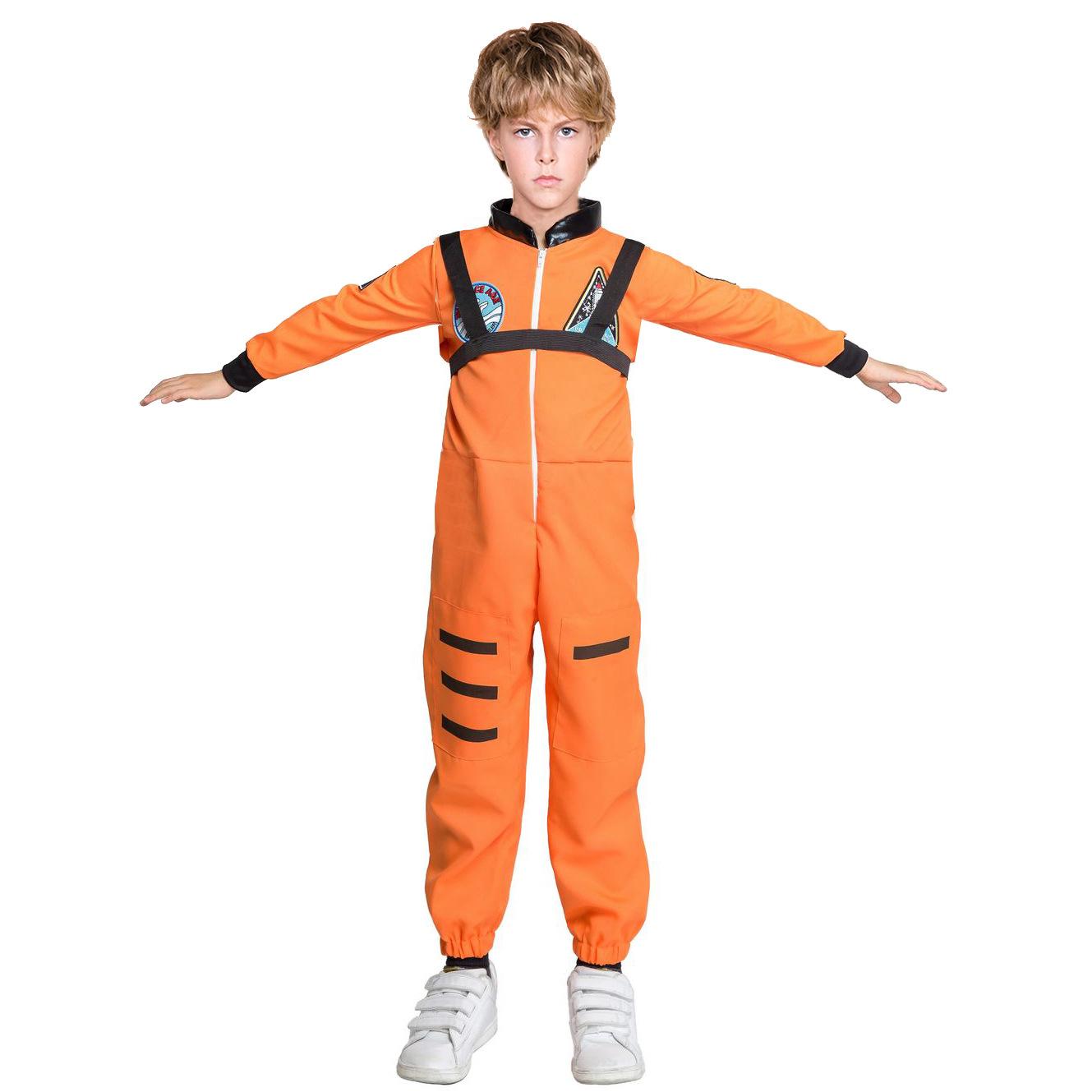 

Boy pilot, Halloween costume, children s stage watch costume, boy astronaut spacesuit XL size (140cm-150cm)