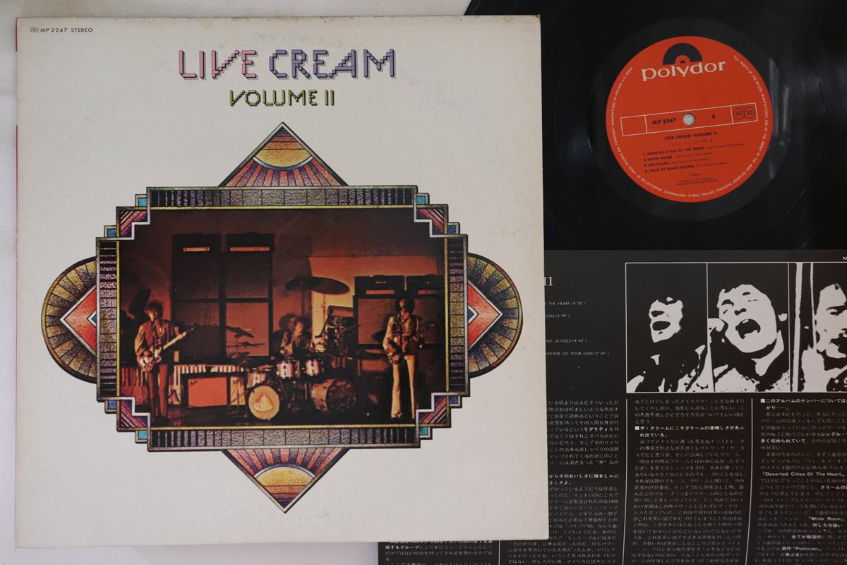 

LP Платівка CREAM - Live Cream Volume 2 MP2247 POLYDOR 1972 Японія Рок