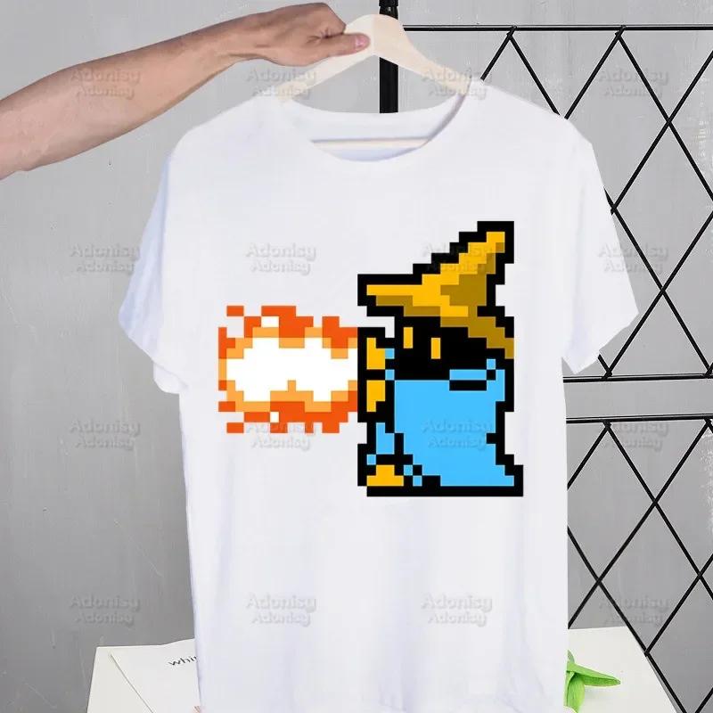 Final Fantasy Anime Shinra Men Hip Hop Streetwear Print T Shirt Harajuku TShirts Short Sleeve Fashion Casual T-Shirt Tops Tees