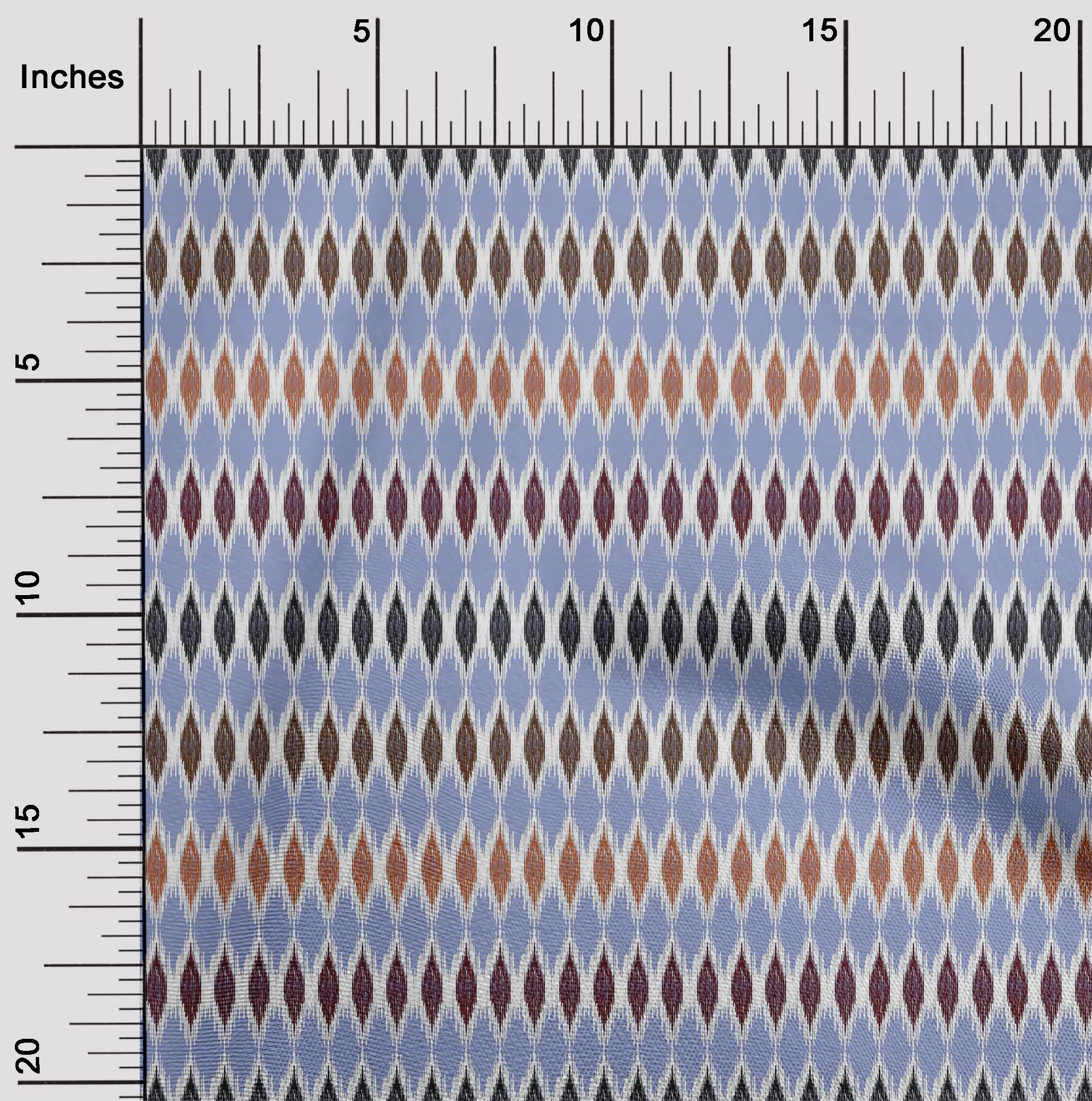 

OneOone Хлопковая гибкая ткань Argyle Ikat с принтами в ярдах шириной 40 дюймов 42 Inch Wide - Viscose Chiffon чёрный