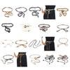 Taillenseil Damen Knoten Taillenseil Geflochtene Taillengürtel Accessoire für Kleid Hemd