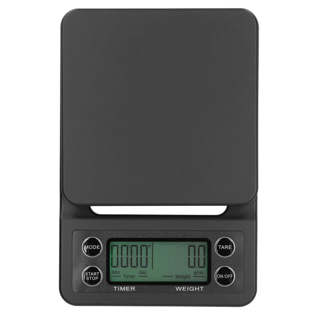 3kg 0.1g Multifunctional Electronic Scale LCD Digital Kitchen Coffee Scale with Timer Function