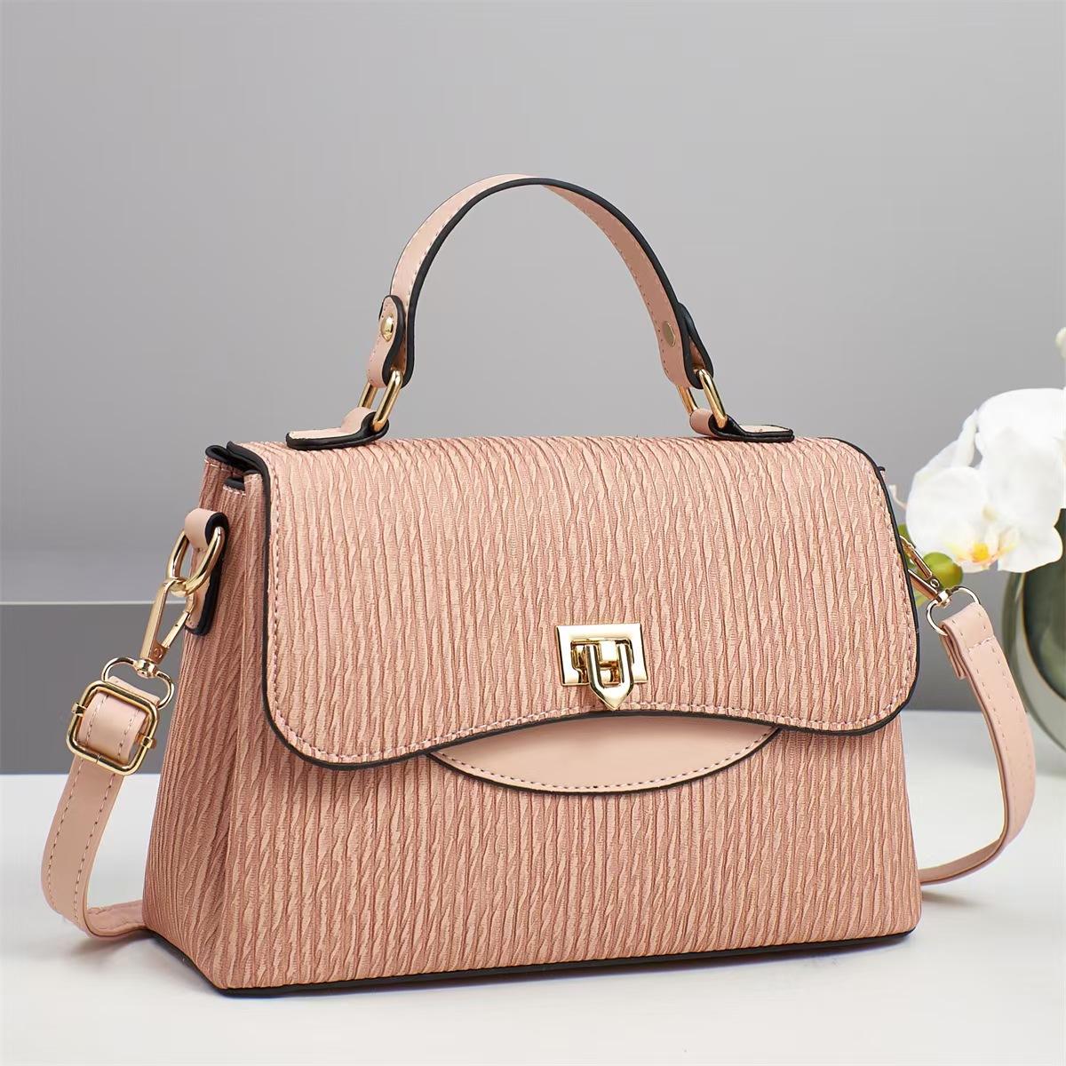 

New Top Appearance Level Patchwork Macaron Handbag Trendy Style Trend Classy Temperament Shoulder Bag All-match Women s Bag .