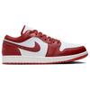 Jordan Air Jordan 1 Slip Resistant Abrasion Resistant Low Top Vintage Basketball Shoes Men's Red FJ3459-160(Team181-)