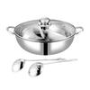 Bestor Family Dual-Compartment Stainless Steel Hot Pot