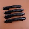 4Pcs/Set Car Gloss Black Exterior Side Door Handle Cover Trim Bezel ABS Fit For Toyota RAV4