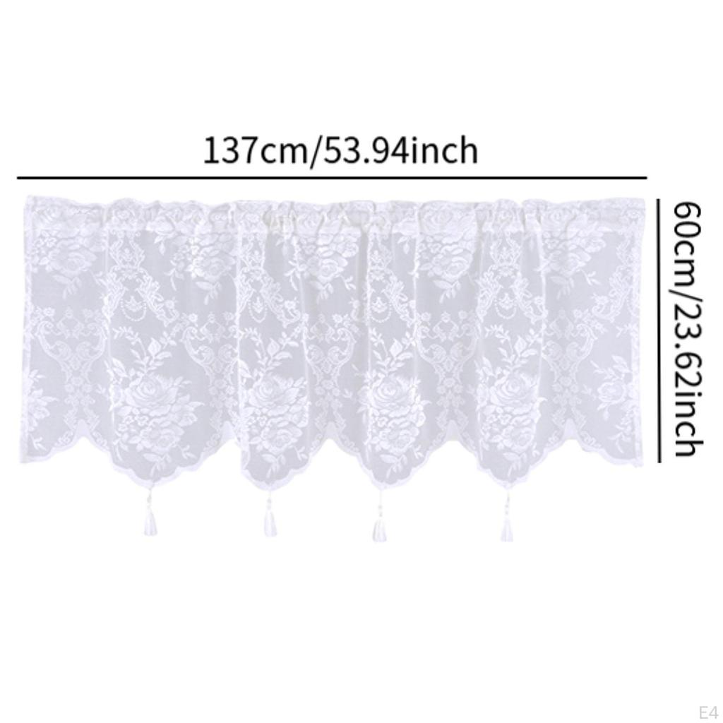 Insulated Window Valance with Rod Pocket for Bedroom And Kitchen Areas