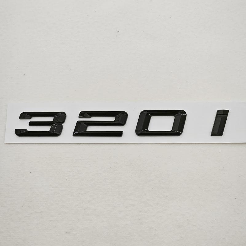 3D ABS Car Letters Logo 320d 320i Rear Trunk Badge Sticker Decals For BMW 320d 320i G20 F30 E90 Auto Exterior Accessories EJ3