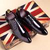 Fashion Newly Men's Patent Leather Oxford Shoes Shoes Zapatos De Hombre Men Formal Shoes Pointed Toe Business Wedding Cvb567