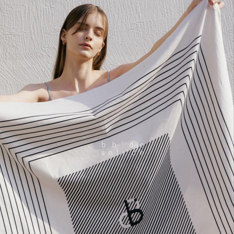 Bb De Soli De Mild Cotton Scarf  2color 