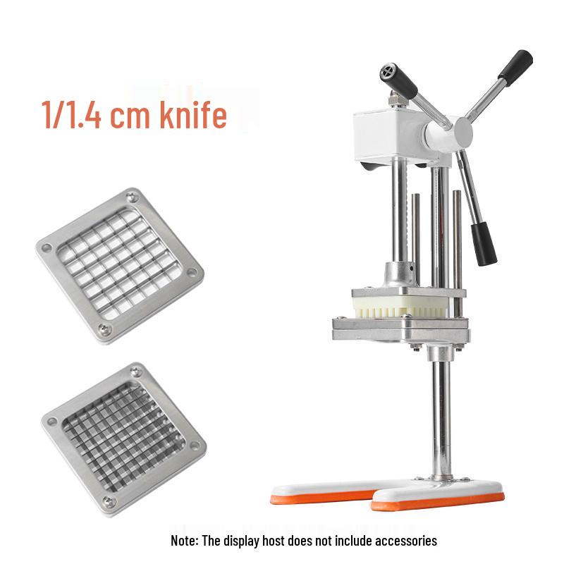 Manual Vegetable Dicer: Fries Cutter, Potato & Cucumber Slicer, Vertical Radish & Strip Slicer.