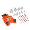 16Pcs   Drill Bit Hole Saw 650mm Cutter Drilling Tool Set Kit for Tile Wood