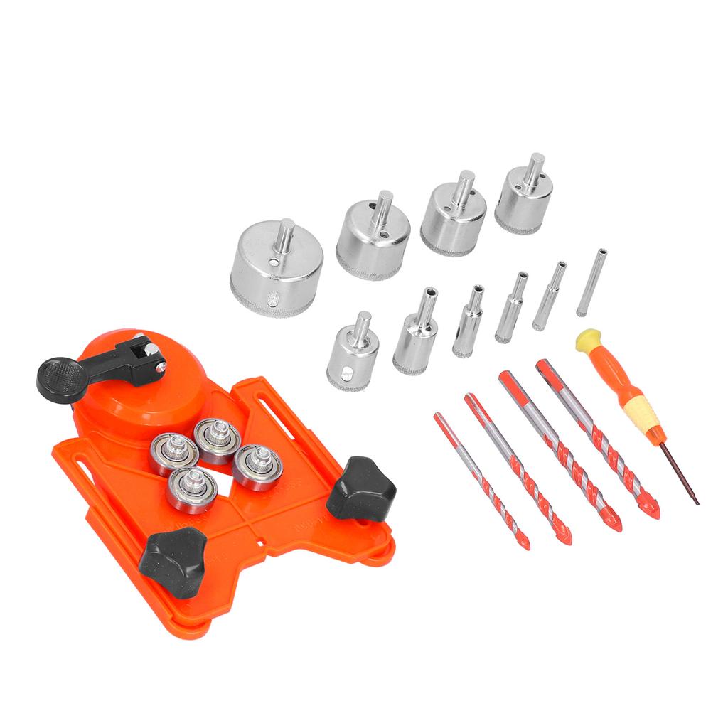 16Pcs   Drill Bit Hole Saw 650mm Cutter Drilling Tool Set Kit for Tile Wood