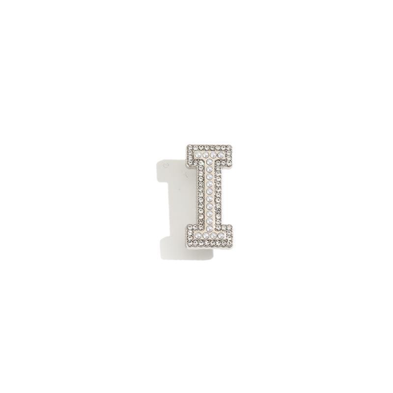 Kristall Strass Perle A-Z 26 Buchstaben Brosche Damen Englisches Alphabet Brosche Anstecknadel Korsage Kragen Schmuck Kleidung Tasche Deko Geschenke