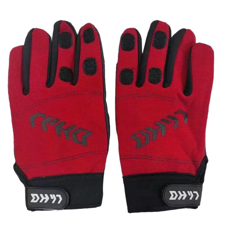 Three-Fingerless Flip-Finger Warm Cycling & Fishing Gloves with Velvet Lining for Cold Protection