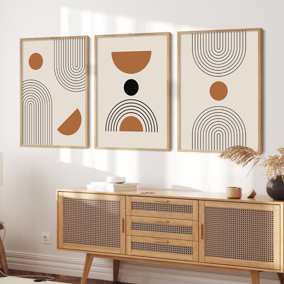 Boho Matisse Poster Beige Black Abstract Line Art Canvas Paintings Wall Print Pictures Bedroom Living Room Interior Home Decor