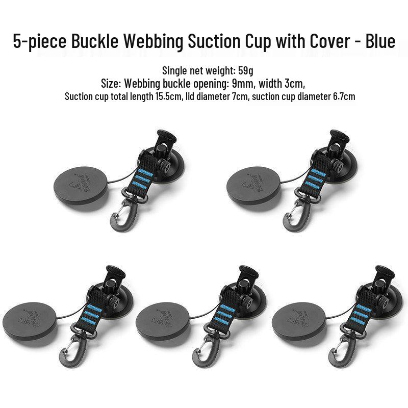 Suction Cup Hook for Wall, Glass, and Car Roof Tent Storage