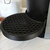 Svart Plast Kaffemaskin Droppbricka Honungskaka Hål Nätbricka Skydd Kaffestation