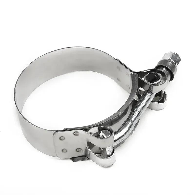 Motorcycle 2In 51mm Band Exhaust Pipe Clamp Calipers Stainless Steel Universal For 51mm Slip-on Type Motorcycle Muffler