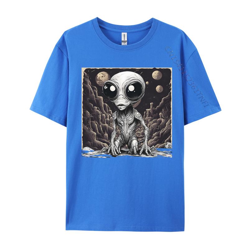 Alien Tshirts Hip Hop Unisexs Tshirts Graphic Printed Tshirt Combed Cotton Tops Shirts Casual Clothing Shirt
