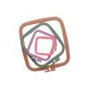 DIY Adjustable Square Household Hand Kit Embroidery Hoops Cross Stitch Art Craft Sewing Tools