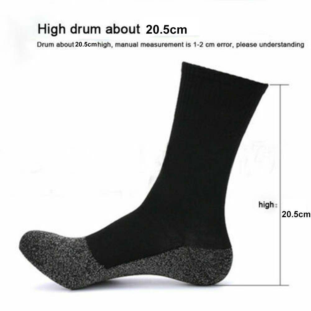 1 Pair 35 Below Winter Warm Socks Women Men Aluminized Fiber Thermal Long Socks for Outdoor Sport