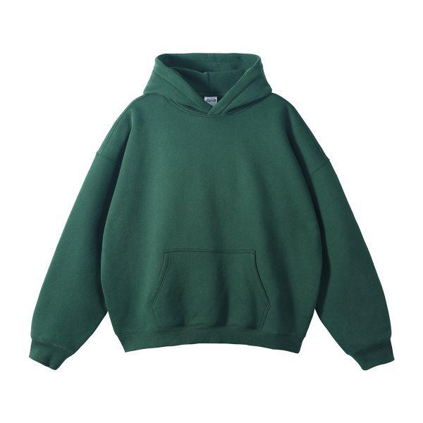 European & American Trendy Oversized Fleece-Lined Hooded Sweatshirt - Autumn/Winter Collection