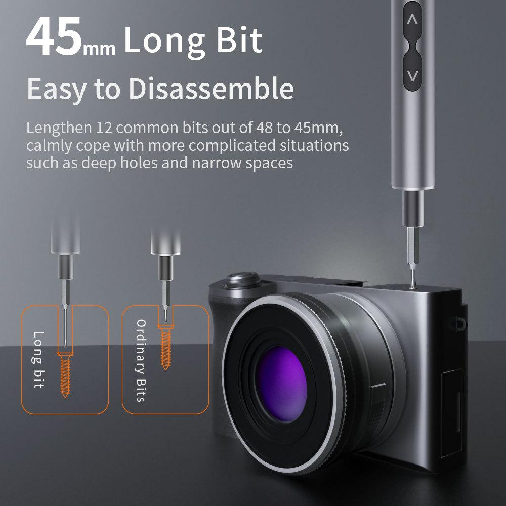 Latest Electric Precision Screwdriver Combo Set Rechargeable Screwdriver Mobile Phone, Laptop, Watch, Game Console Repair Tools