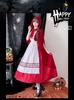 JUNDOMECY Halloween Cosplay Little Red Riding Hood Costume for Luxurious and Plus Size Outfit with Fairytale Character Costume for Cultural Stage and