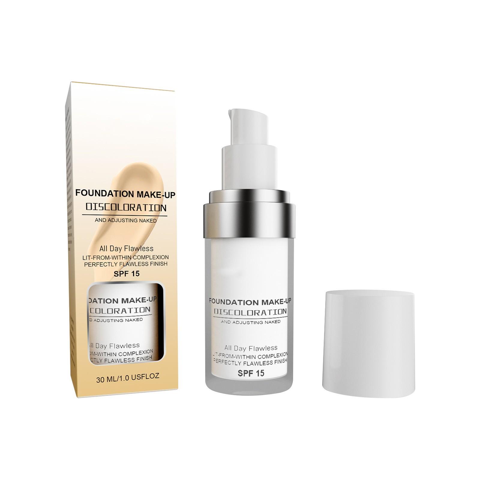 

Консилер Жидкая тональная основа, меняющая цвет Консилер Длительное увлажнение Водостойкий и устойчивый к поту Без макияжа Осветляет тон кожи One Size