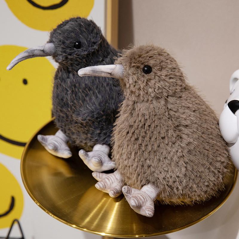 Kiwi Brown Long Mouth Bird Plush Toy Cartoon Child Bedroom Decoration Doll Gift