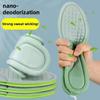 Memory Foam Orthopedic Insoles 20 Pairs Shock Absorbing Deodorizing Inserts for Sports Shoes Comfort Insoles for Men Women