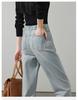 Half Elastic Waisted Pure Cotton Jeans for Women In Spring 2026, Fashionable and Versatile, Showing Off Slim and Small Leg Pants