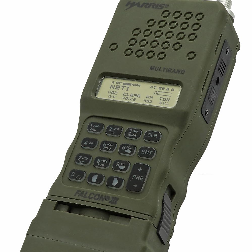 Ryohin Takehin Realistic AN/PRC-152 Dummy Radio, Medium-Range Radio Replica, with Built-in Transceiver, OD Olive Drab / TB999-OD