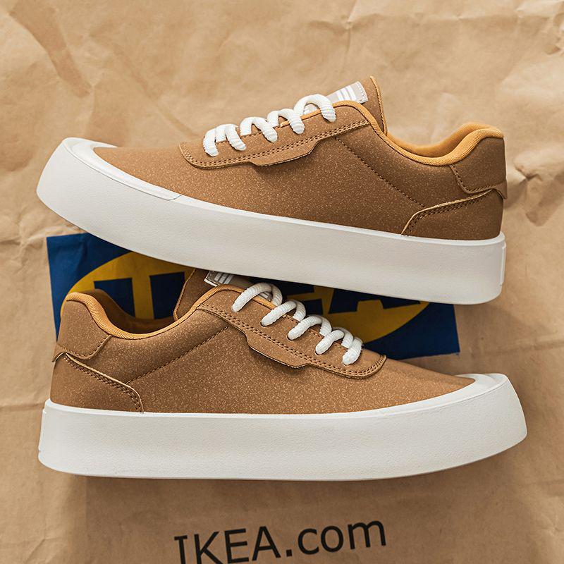 

Мужские модные ретро замшевые кроссовки с низким верхом 2024 - на толстой подошве, универсальная и дышащая повседневная обувь 39