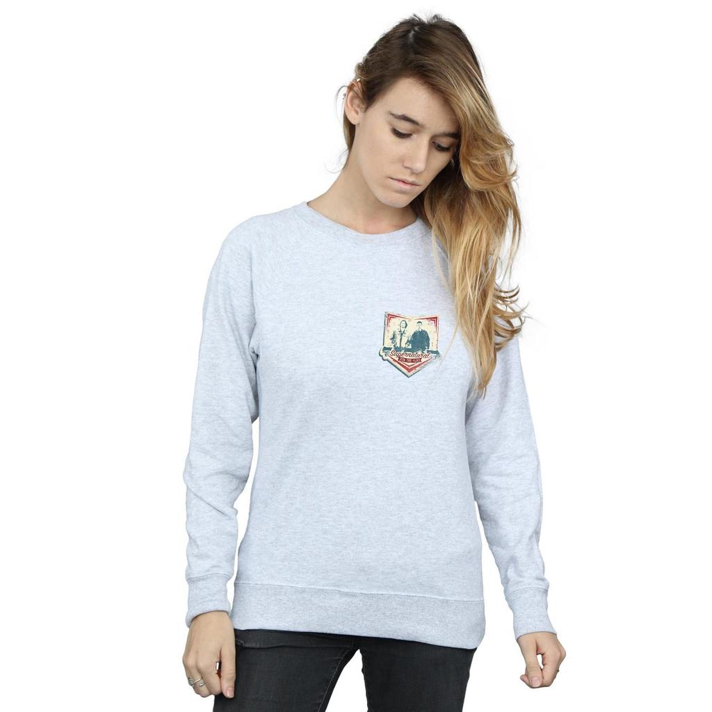 Supernatural Womens/Ladies Winchester Breast Print Sweatshirt