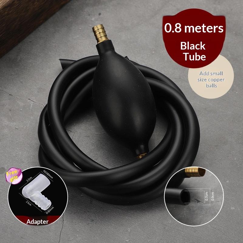 Universal Car Fuel Transfer Pump Hand Siphon Pvc Hose For Gas Oil Durable Manual Suction Liquid Extractor Auto Accessory